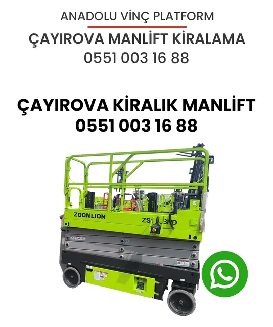Çayırova kiralık manlift görseli